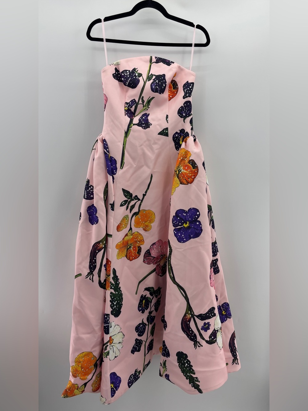 Leo Lin Violet Bustier Maxi Dress in Wildbloom AU8/US4 - Picture 6 of 11